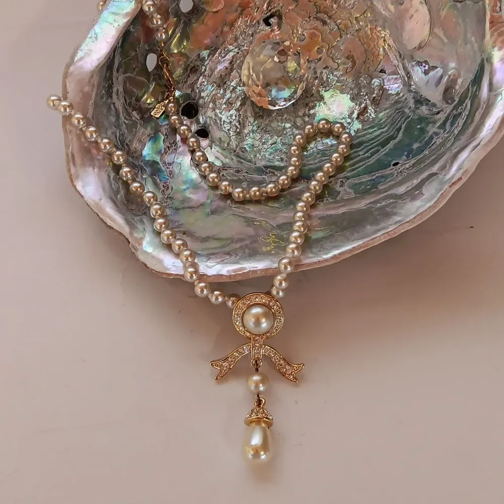 Princess Michaela Von Habsburg Pendant and Necklace.Old Money, Quiet Elegance